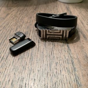 Tory Burch FitBit Double Wrap Leather Bracelet